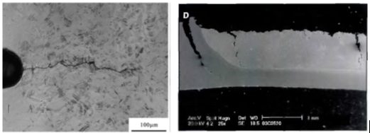 Figure 1: Examples of hydrogen embrittlement (HE) failure in RSW.