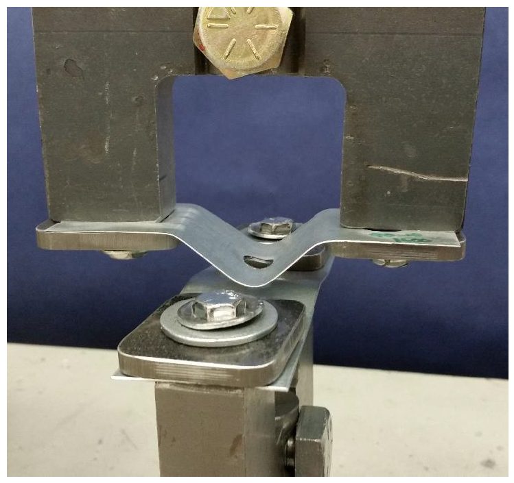 Figure 9: Friction Stir Spot Weld in 0.45-mm GMW2-HDG Fractured in Cross-Tension.