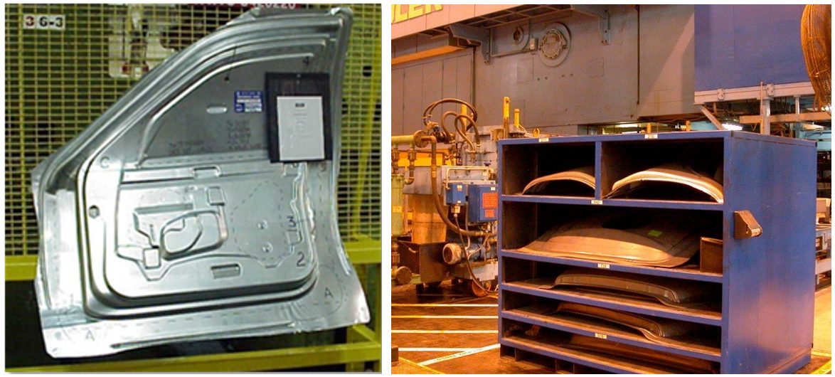 Figure 2: Door Inner Reference Panel and Storage Rack.