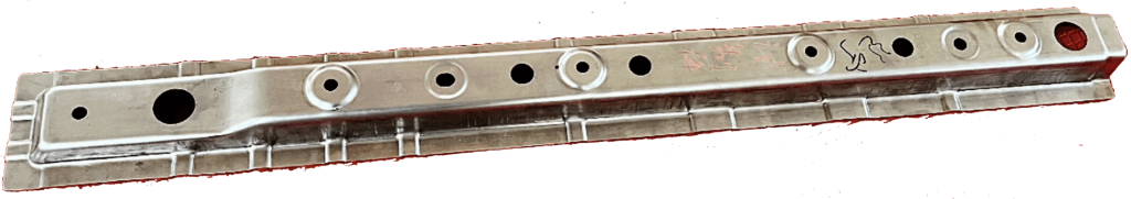 Figure 1: Rear crossmember made from CR-340-590-LD low density steel.