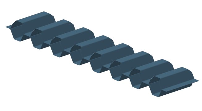 Steel E-Motive rocker Hex absorber beam